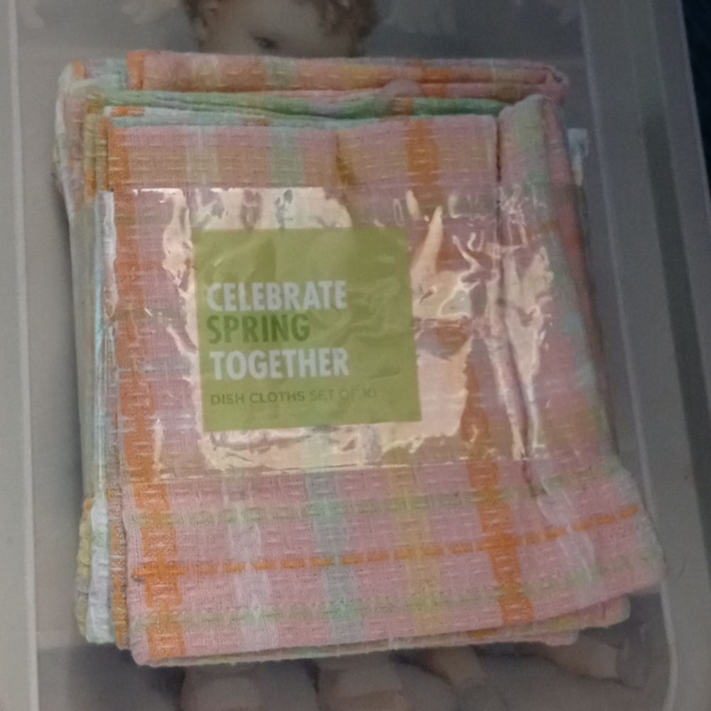 Plaid DC 8 Pack Dish Çloths